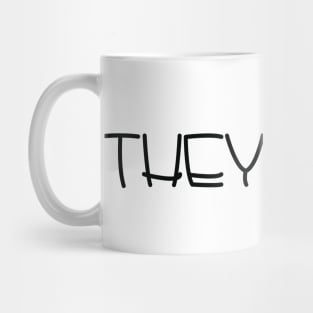 THEY THEM  Pronouns Mug